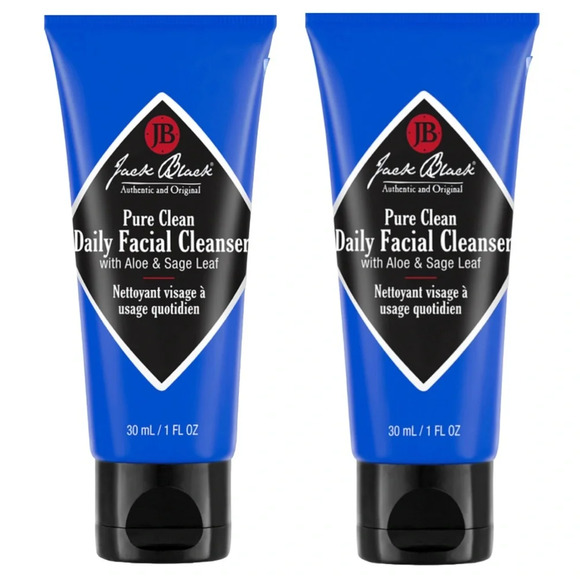$6❤️‍🔥 ONLY 1! Jack Black Pure Clean Daily Facial Cleanser 2PK 🧼 NEW - Picture 1 of 8